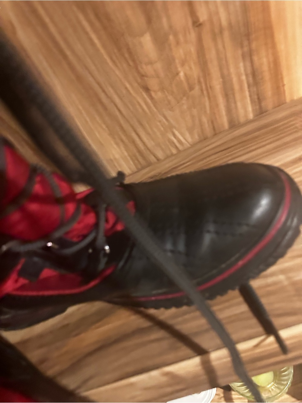 Pajar Red and Black Insulated Lace-Up Snow Boots - Picture 5 of 7